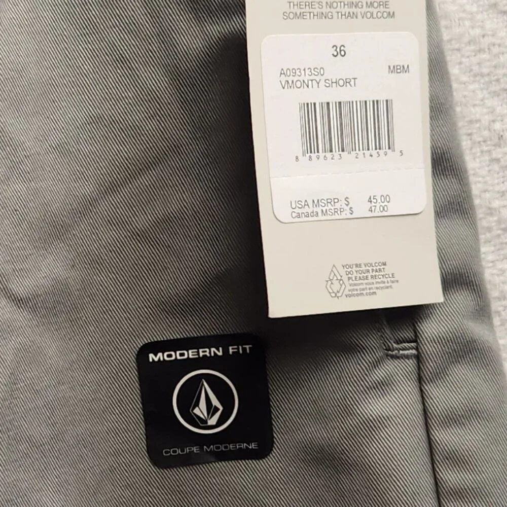 1194 - Volcom 36W Modern Fit Shorts - Picture 4 of 8